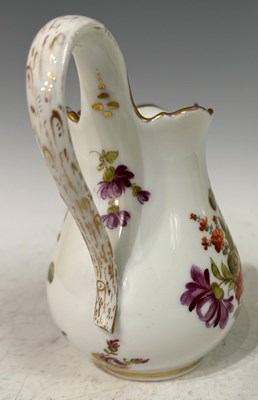 Lot 8 - A mid-19th century Meissen style cream jug,...