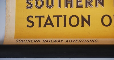 Lot 332 - Southern Railway advertising poster 'Summer...