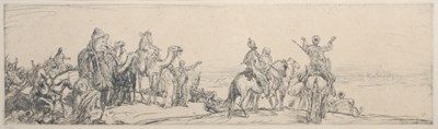 Lot 330 - Marius Bauer (1867-1932)  
Camel Train, No.87 ...