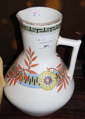 Lot 361 - A Mintons sunflower pattern ewer, pattern no....