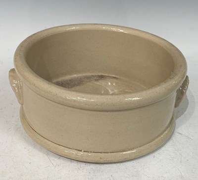 Lot 494 - An early 20th century stoneware circular bowl...