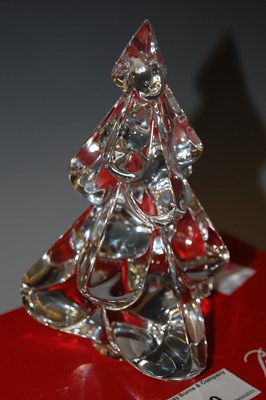 Lot 80 - A Baccarat glass fir tree in original fitted box.