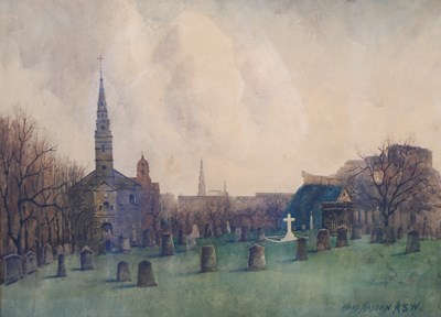 Lot 346 - Hans Jacob Hansen RSW (1853-1947) Greyfriars...