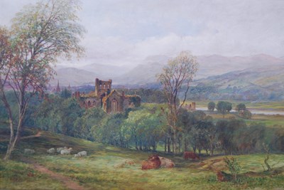 Lot 372 - James Hall Cranstoun (1821-1907) Melrose Abbey...