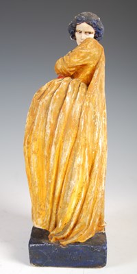 Lot 135 - An Art Deco figurine, of actress and singer...