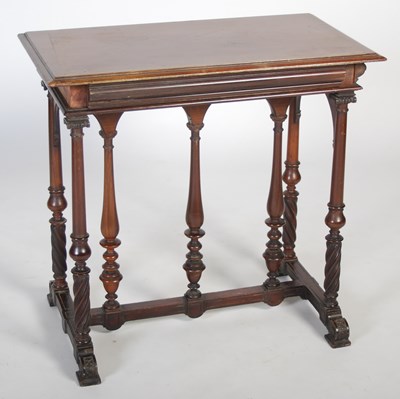 Lot 37 - A late 19th century mahogany hall table in the...