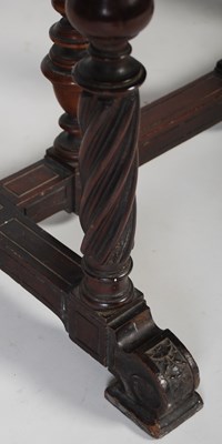 Lot 37 - A late 19th century mahogany hall table in the...