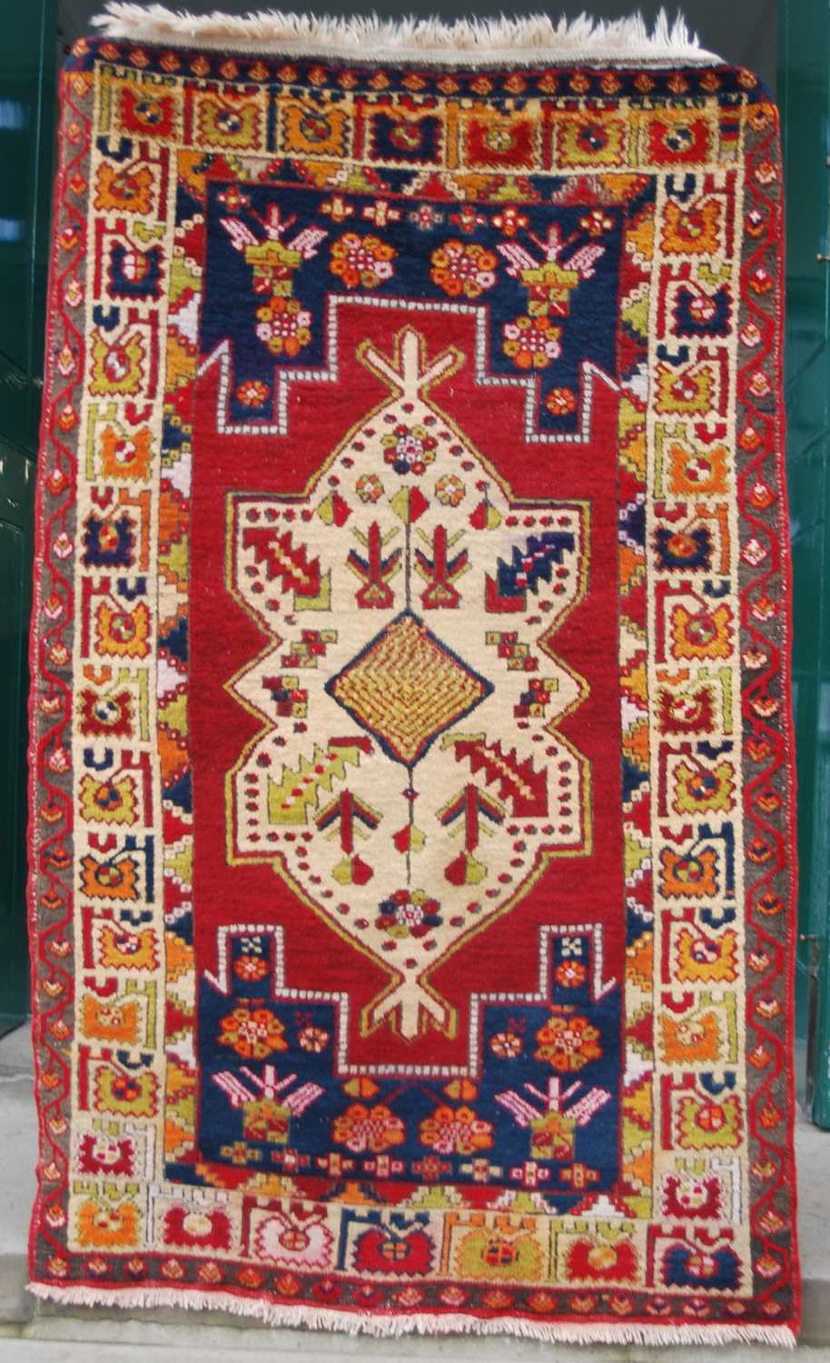 Dengiz Rug Lot 96 - A Turkish rug, 20th century, the rectangular
