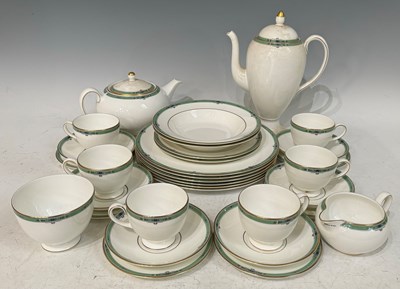 Lot 465 - A Wedgwood 'Jade' pattern part tea set/dinner...