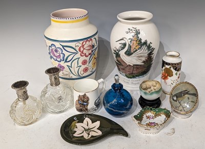 Lot 459 - A group of mixed wares to include; a Moorcroft...