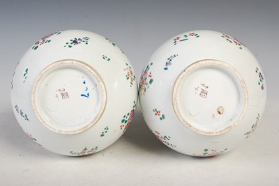Lot 17 - A pair of Samson porcelain 'Famille Rose'...