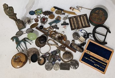 Lot 355 - A small box of miscellaneous items to include...