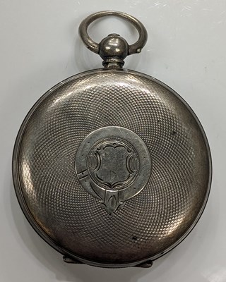 Lot 70 - A vintage silver cased open faced pocket watch...