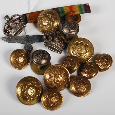 Lot 75 - Militaria Interest - A collection of assorted...
