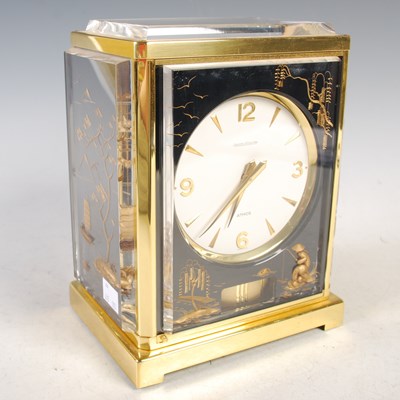 Lot 275 - A Jaeger Le Coultre Atmos clock, the circular...