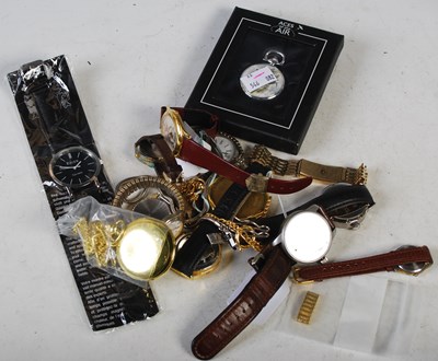 Lot 111 - A collection of assorted wristwatches and...