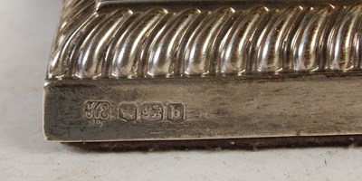 Lot 135 - A George IV silver Corinthian column table...