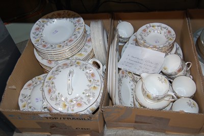 Lot 519 - Two boxes - A Foley “Somerset” pattern part...