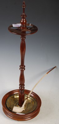 Lot 288 - A 19th century mahogany Dutch church wardens...