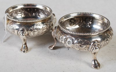 Lot 138 - A pair of Victorian silver salts, London 1861,...