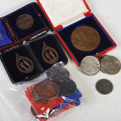 Lot 106 - A collection of assorted medallions and medals...