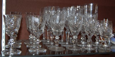 Lot 2 - Collection of assorted cut glassware of...
