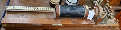 Lot 386 - An antique folding induction coil, the side...