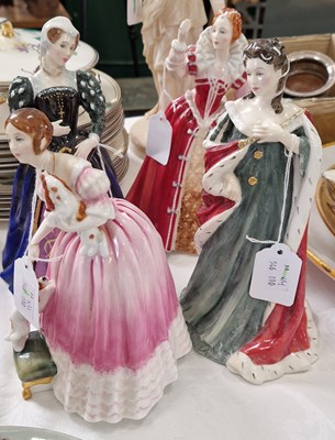 Lot 448 - Four Royal Doulton lady figures from the...