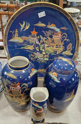 Lot 532 - Four pieces of 'Chinaland' pattern Carlton...