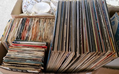 Lot 601 - A collection of vintage records to include The...