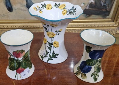 Lot 281 - Three pieces of Wemyss pottery to include a...