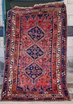 Lot 981 - A Persian rug, 20th century, the rectangular...