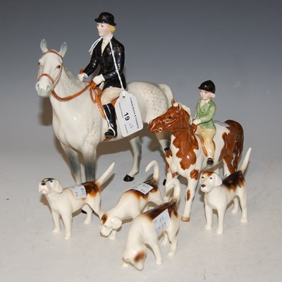 Lot 19 - A collection of Beswick figures to include...