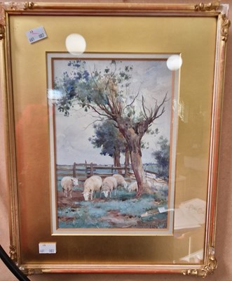 Lot 617 - Adrianus Johannes Groenewegen Sheep Grazing...