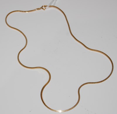 Lot 23 - An 18ct gold necklace, 8.7 grams.