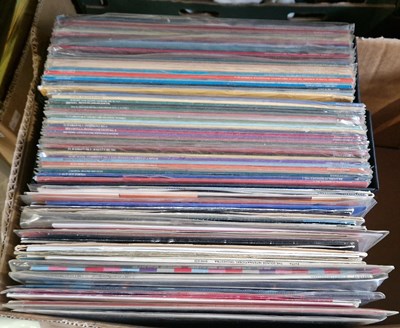 Lot 627 - A box of assorted records, mainly classical,...