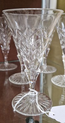 Lot 5 - Webb Corbett - a part suite of glassware to...