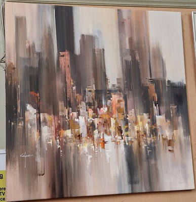 Lot 719 - Wilfred Lang (b.1954) Acrylic on canvas,...