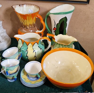 Lot 485 - A collection of 20th century Art Deco style...