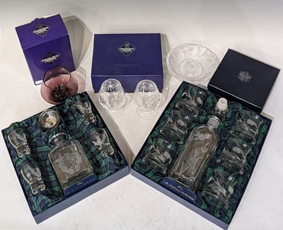 Lot 507 - A collection of boxed crystal glassware...