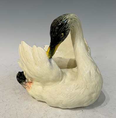 Lot 449 - A Vallauris pottery swan by P. Perret, the...