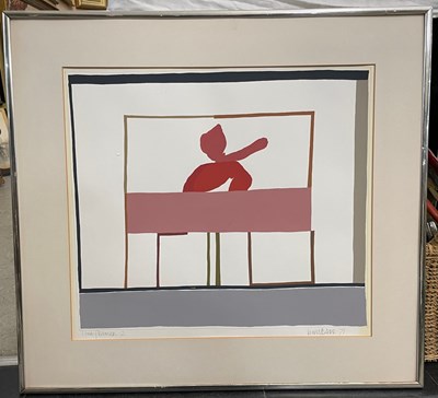 Lot 598 - Ian Mason Barr Line Framer gouache, signed...