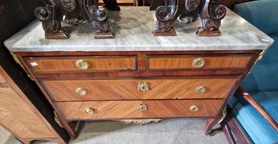 Lot 901 - A late 19th century French Transitional style...