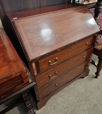 Lot 931 - An early 20th century mahogany fall-front...