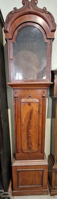 Lot 945 - A 19th century mahogany longcase clock case...