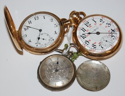 Lot 61 - Three assorted pocket watches to include a...