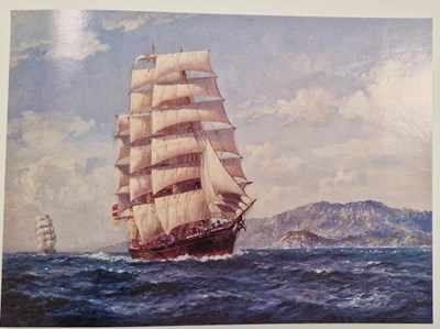 Lot 454 - One Volume; 'Marine Artist' John Allcot O.B.E.,...