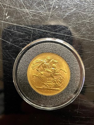 Lot 241C - An Edward VII gold sovereign dated 1907.