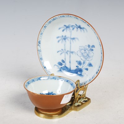 Lot 8 - A Chinese porcelain blue and white tea bowl...