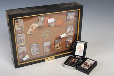 Lot 293 - A complete Zippo John Wayne the Duke cased set...